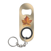 Canada Bottle Opener Canada Maple Leaf Souvenirs Mini Flaschenöffner (Vorderseite)