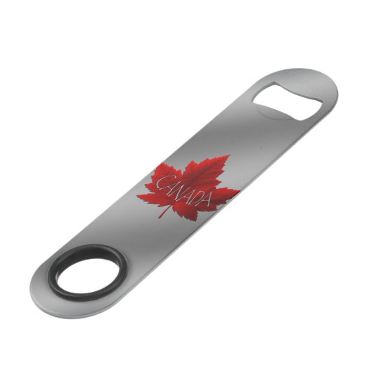 Canada Bottle Opener Canada Maple Leaf Souvenirs Speed Flaschenöffner (Vorderseite Schrägansicht)