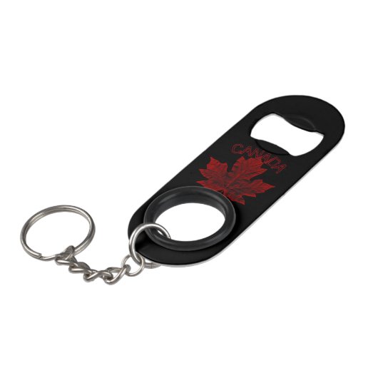 Canada Bottle Opener Custom Cool Canada Souvenirs Mini Flaschenöffner (Vorderseite Schrägansicht)