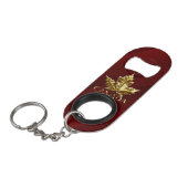 Canada Bottle Opener Custom Gold Canada Souvenirs Mini Flaschenöffner (Vorderseite Schrägansicht)