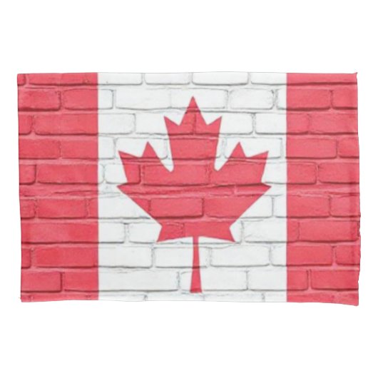CANADA BRICK FLAG KISSENBEZUG (Vorderseite)