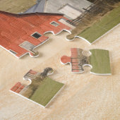 CANADA, British Columbia, Enderby. Rotbarn / Puzzle (Seite)