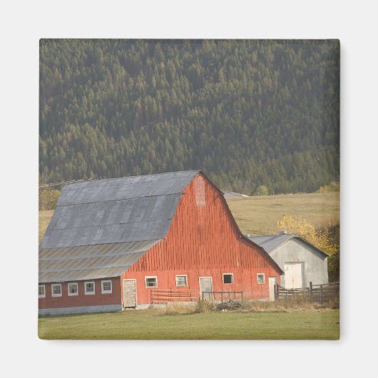 CANADA, British Columbia, Enderby. Roter Stall / Magnet (Vorne)
