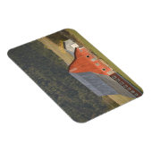 CANADA, British Columbia, Enderby. Roter Stall / Magnet (Rechte Seite)