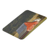 CANADA, British Columbia, Enderby. Roter Stall / Magnet (Linke Seite)