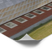 CANADA, British Columbia, Enderby. Roter Stall / Poster (Ecke)