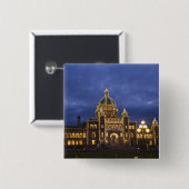 CANADA, British Columbia, Victoria. Abend Button (Vorne & Hinten)