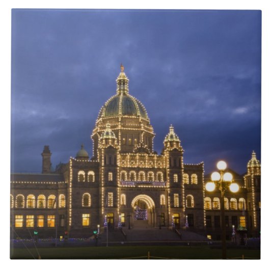 CANADA, British Columbia, Victoria. Abend Fliese (Vorderseite)