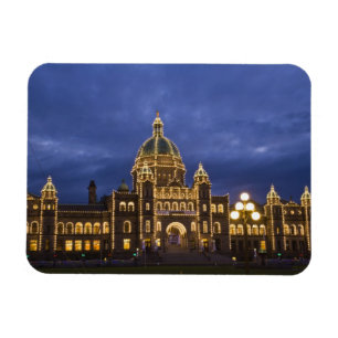 CANADA, British Columbia, Victoria. Abend, Magnet