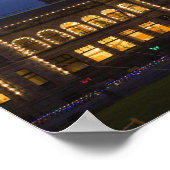 CANADA, British Columbia, Victoria. Abend, Poster (Ecke)