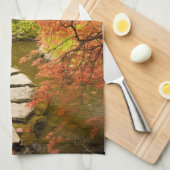 CANADA, British Columbia, Victoria.Herbst Handtuch (Viertel Falte)