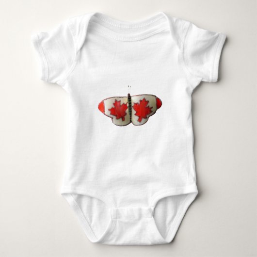 Canada Butterfly Baby Strampler (Vorderseite)