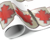 Canada Butterfly Geschenkpapier (Rolleneckpunkt)