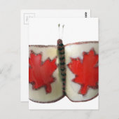 Canada Butterfly Postkarte (Vorne/Hinten)