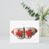 Canada Butterfly Postkarte (Stehend Vorderseite)