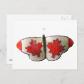 Canada Butterfly Postkarte (Vorne/Hinten)