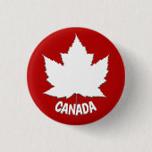 Canada Buttons Personalisiertes Canada Maple Leaf  (Vorderseite)