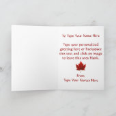 Canada Cards Canada Flag Grußkarten Custom Karte (Innenseite)