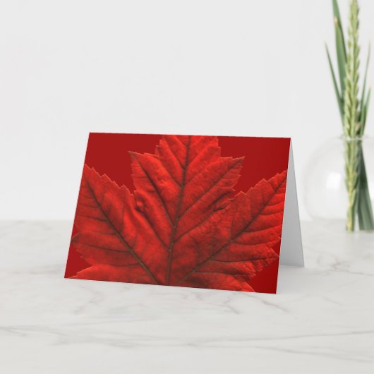 Canada Cards Canada Flag Grußkarten Custom Karte (Vorderseite)