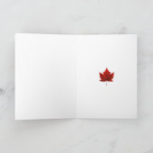 Canada Cards Canada Flag Grußkarten Custom Karte (Innenseite)