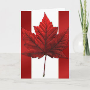 Canada Cards Canada Flag Grußkarten Custom Karte