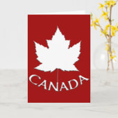 Canada Cards Canada Flag Grußkarten Custom Karte (Gelbe Blume)