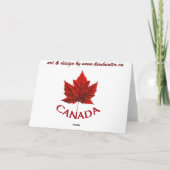 Canada Cards Canada Flag Grußkarten Custom Karte (Rückseite)