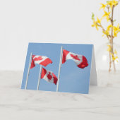 Canada Cards Canada Flag Grußkarten Custom Karte (Gelbe Blume)