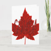 Canada Cards Canada Flag Grußkarten Custom Karte (Vorderseite)
