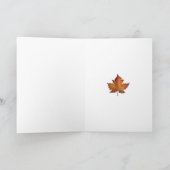 Canada Cards Canada Maple Leaf Grußkarten Karte (Innenseite)