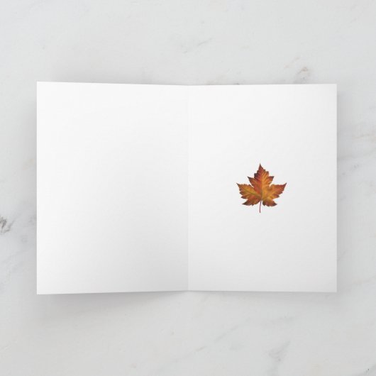 Canada Cards Canada Maple Leaf Grußkarten Karte (Innenseite)