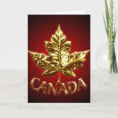 Canada Cards Canada Maple Leaf Grußkarten Karte (Vorderseite)
