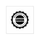Canada Certified Origin Device Vivid Chartreuse  Gummistempel (Prägung)