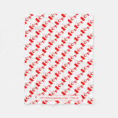 CANADA Christlich Scripture LIEBE Fleecedecke (Vorderseite)