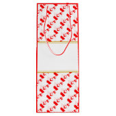 CANADA Christliches maßgeschneidertes Hochzeitssze Geschenktüte Für Weinflaschen (Rückseite)