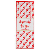 CANADA Christliches maßgeschneidertes Hochzeitssze Geschenktüte Für Weinflaschen (Vorderseite)