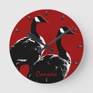 Canada Clock Canadian Goose Souvenir Wall Clock Runde Wanduhr