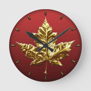 Canada Clock Gold Medal Canada Souvenir Clock Runde Wanduhr