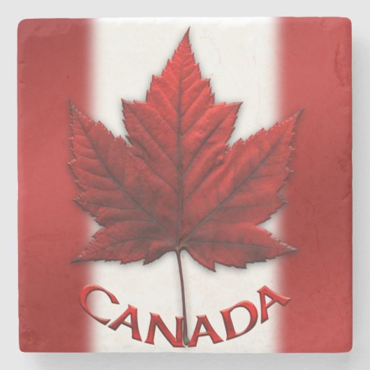 Canada Coasters Canada Maple Leaf Souvenir Coaster Steinuntersetzer (Vorderseite)