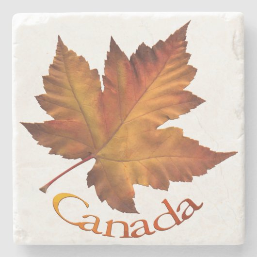 Canada Coasters Marble Canada Maple Leaf Coasters Steinuntersetzer (Vorderseite)