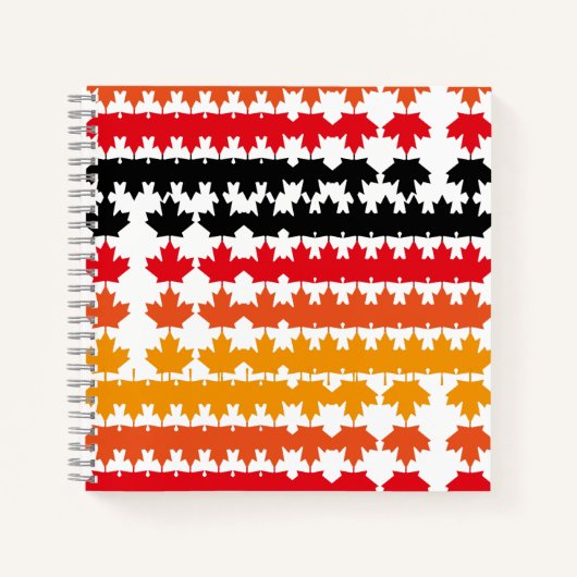 CANADA COLORS MAPLE BY MASANSER PIXELAT NOTIZBLOCK (Vorderseite)