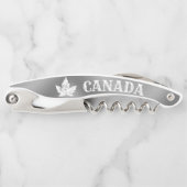 Canada Corkschraube Custom Canada Bottle Opener Kellnermesser (Vorderseite)
