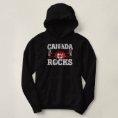 Canada Curling Broom Winter Eis Sports Canadian Fl Hoodie (Design vorne)