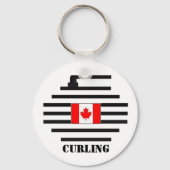 Canada Curling Schlüsselanhänger (Vorderseite)