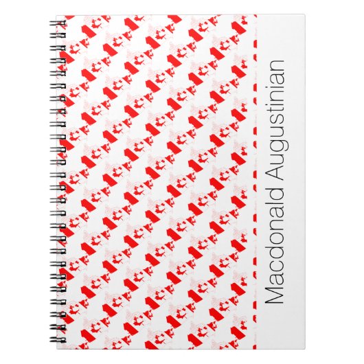 CANADA Custom Add Your Name Notebook Journal Notizblock (Vorderseite)