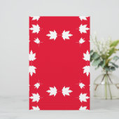 canada day briefpapier (Stehend Vorderseite)