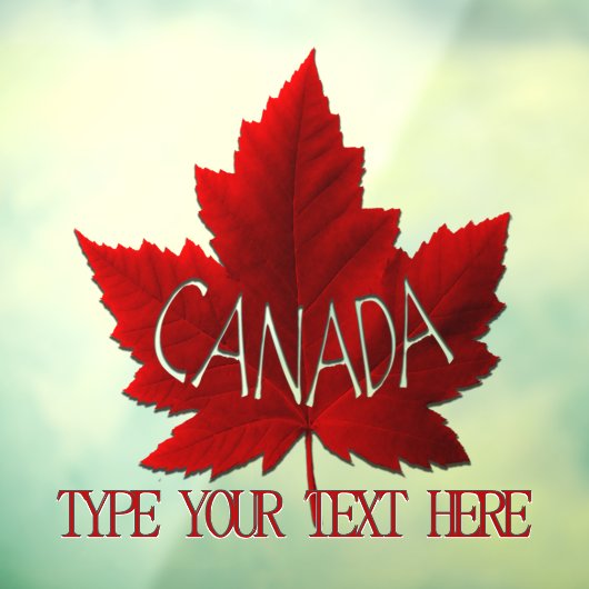 Canada Day Decal Canada Maple Leaf Window Cloning Fensteraufkleber (Blatt 3)