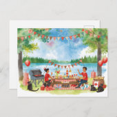 Canada Day Feiertagspostkarte (Vorne/Hinten)