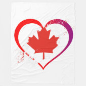 Canada Day Fleece Blanket (Vorderseite)