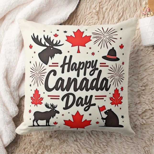 Canada Day Fun Vibes Kissen (Decke)